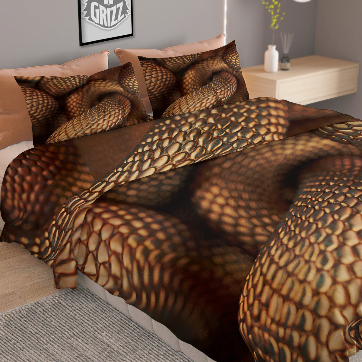 Butterfly And Girly Heart Print Pattern Duvet Cover Bedding Set
