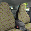 Brown And Kiwi Print Pattern Car Seat Covers-grizzshop