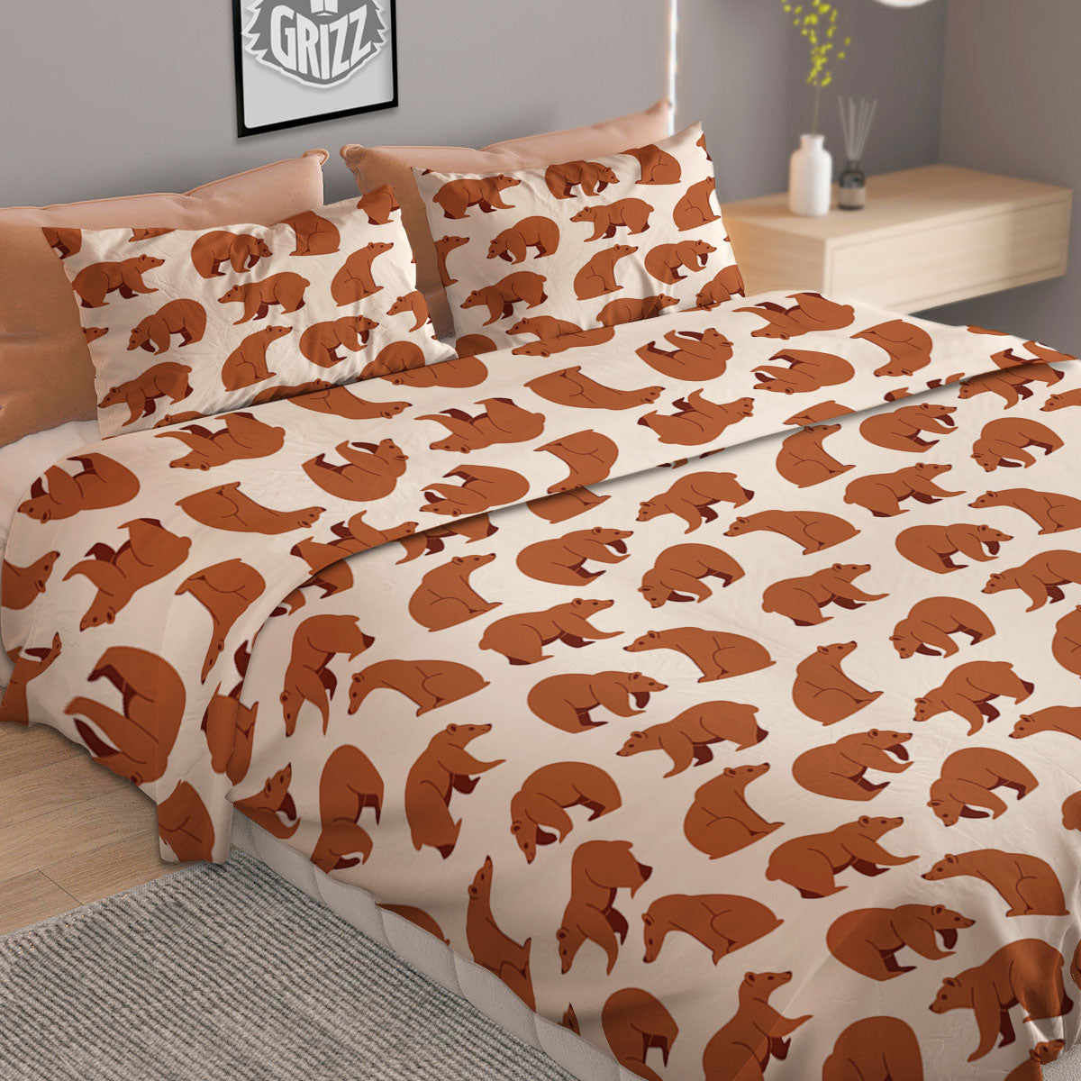 Butterfly Monarch Green Print Pattern Duvet Cover Bedding Set