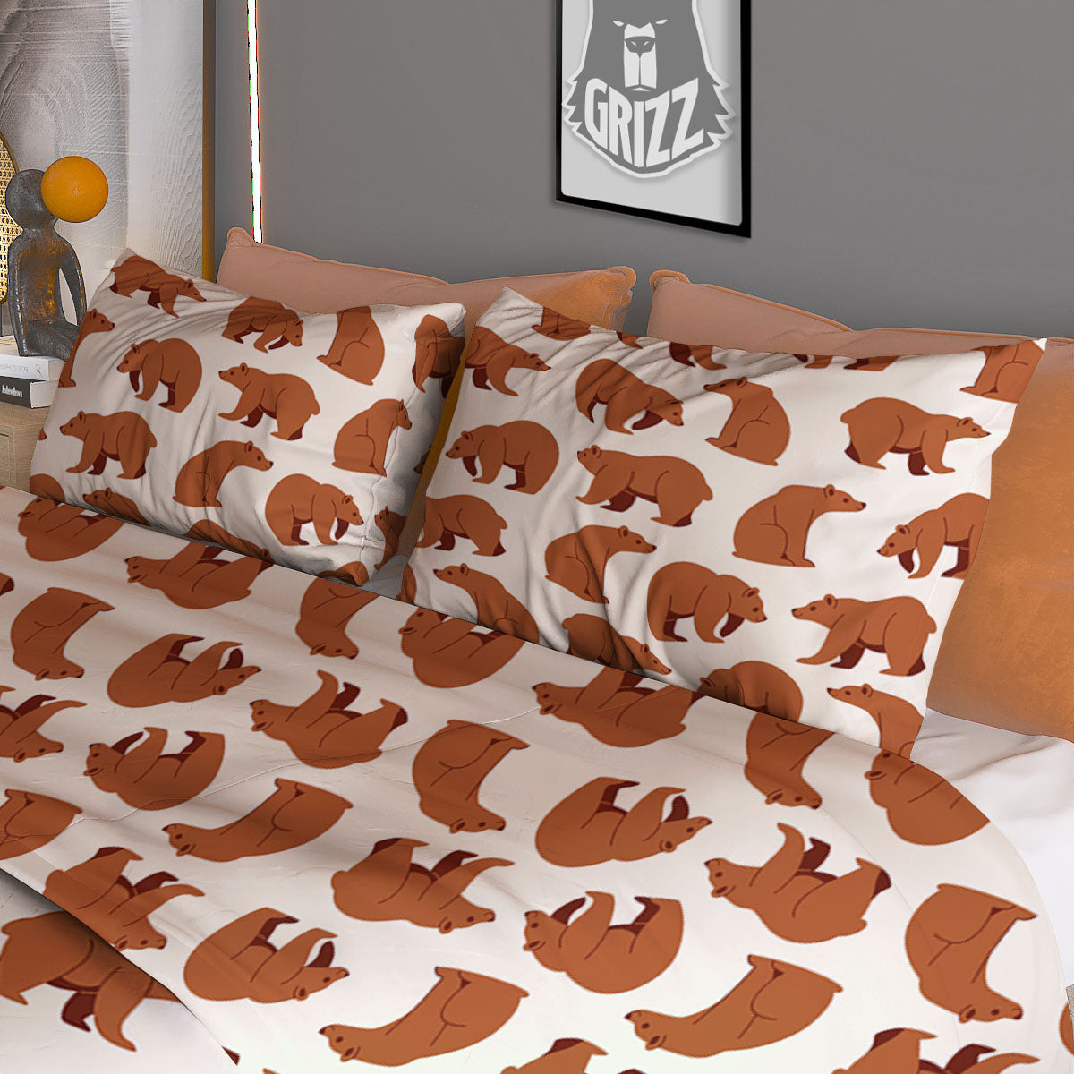 Butterfly Monarch Green Print Pattern Duvet Cover Bedding Set