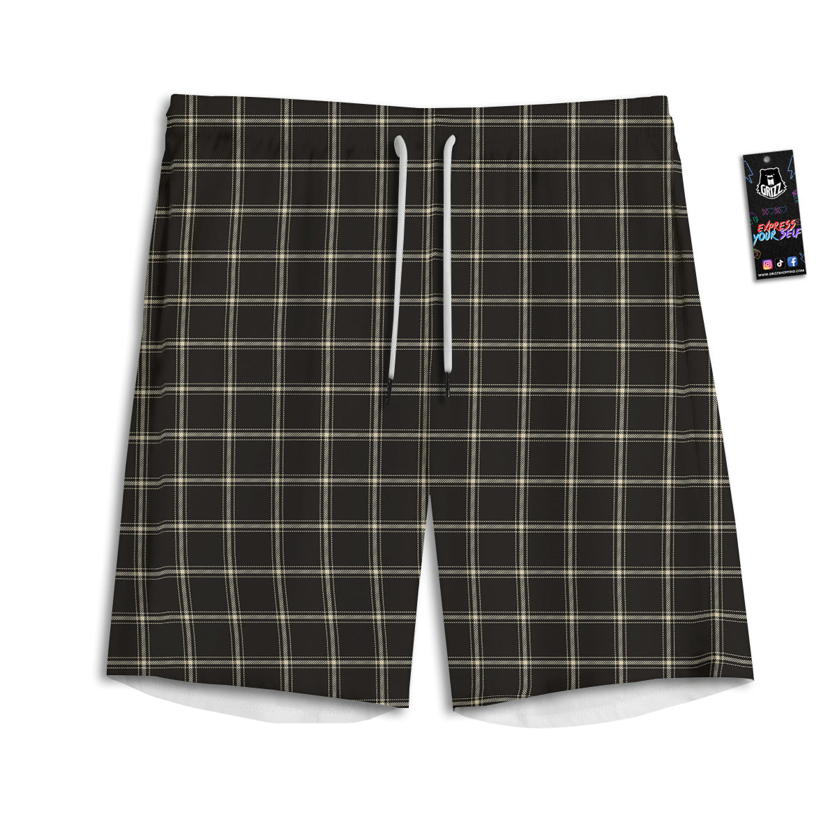 Bohemian Patchwork Mandala Print Pattern Men's Athletic Shorts