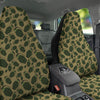 Brown Grenade Print Pattern Car Seat Covers-grizzshop