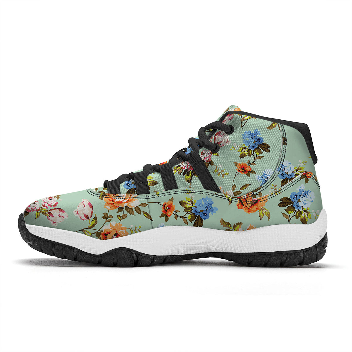 Brown Scorpion Print Pattern Black Bball Shoes-grizzshop