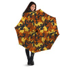 Brown Yellow And Black Camouflage Print Pattern Umbrella-grizzshop