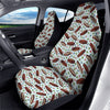 Brownie Brown Print Pattern Car Seat Covers-grizzshop