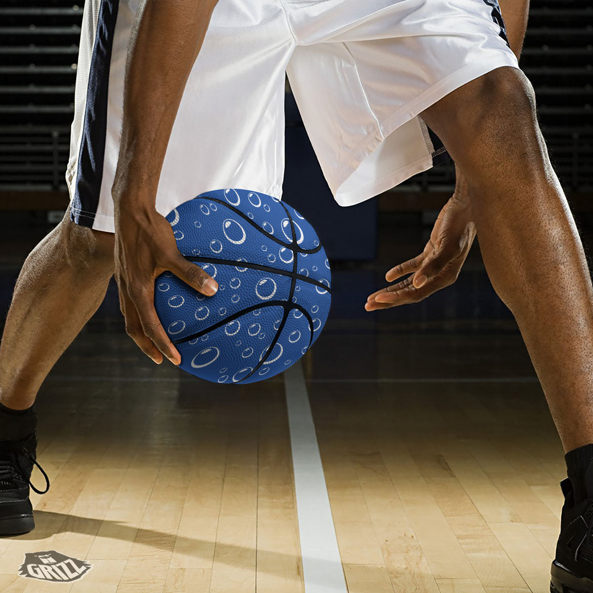Bubble Ocean Print Pattern Basketball-grizzshop