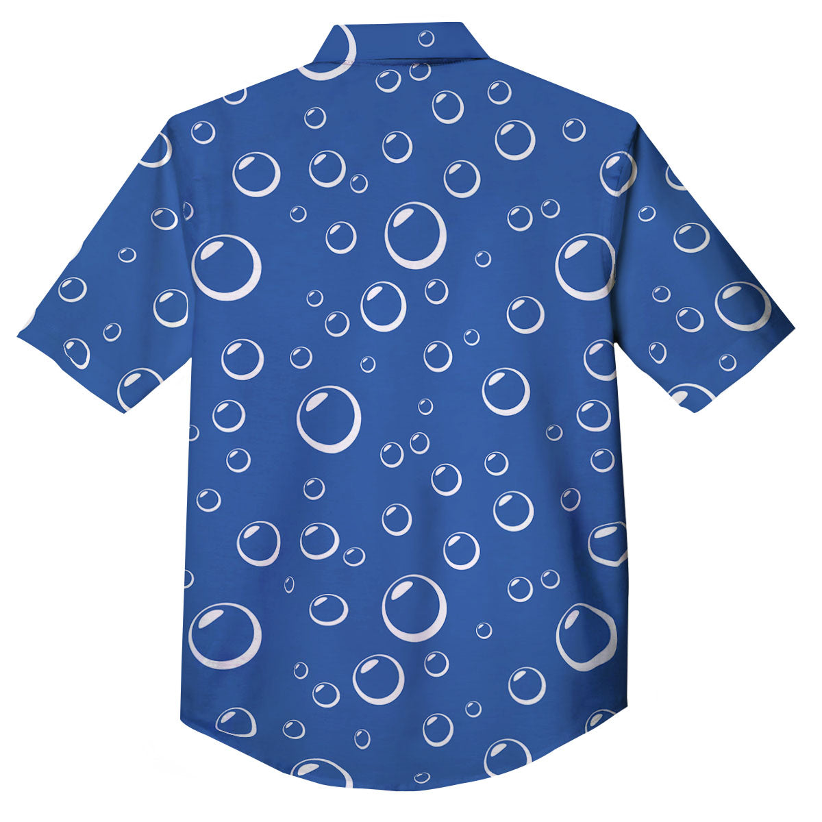 Bubble Ocean Print Pattern Button Up Shirt-grizzshop
