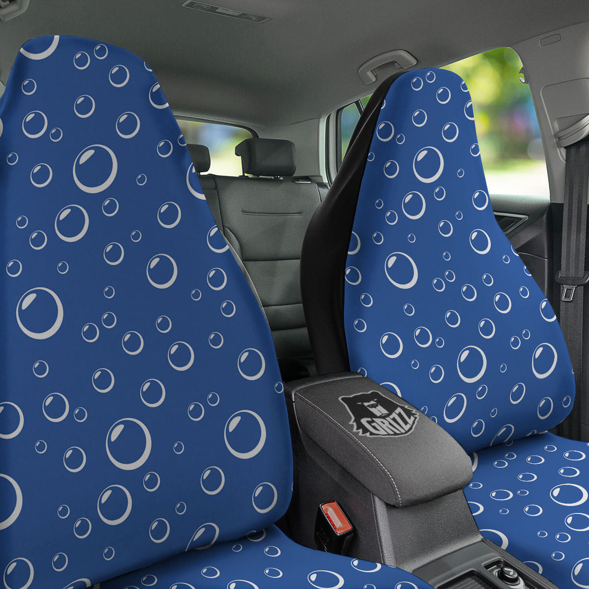 Bubble Ocean Print Pattern Car Seat Covers-grizzshop