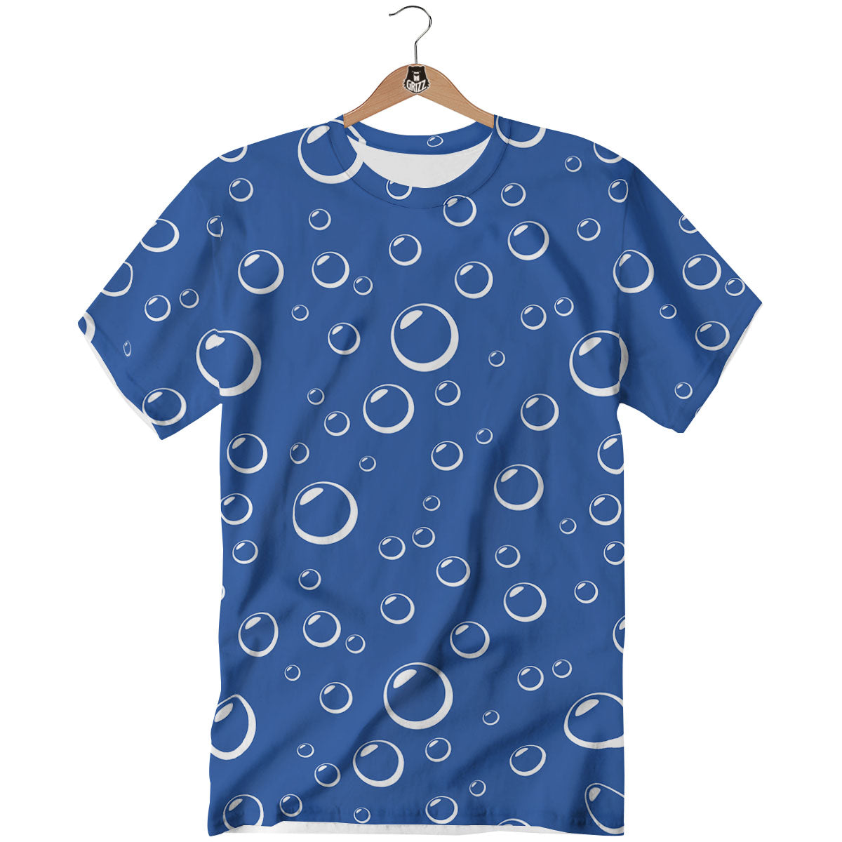 Bubble Ocean Print Pattern T-Shirt-grizzshop