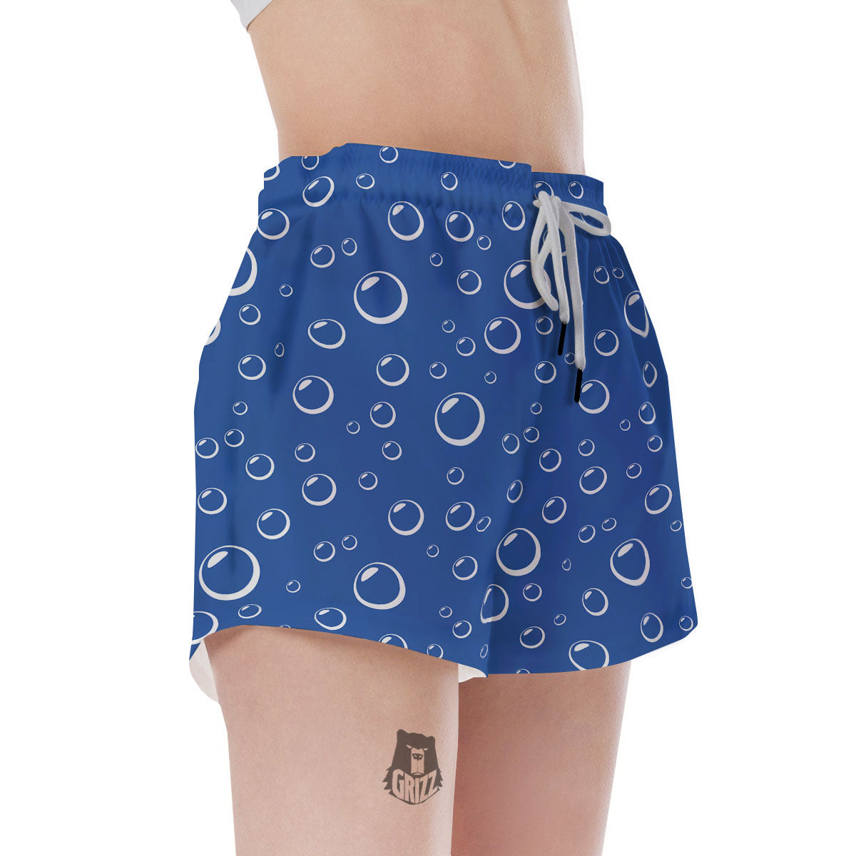 Bubble Ocean Print Pattern Women's Shorts-grizzshop