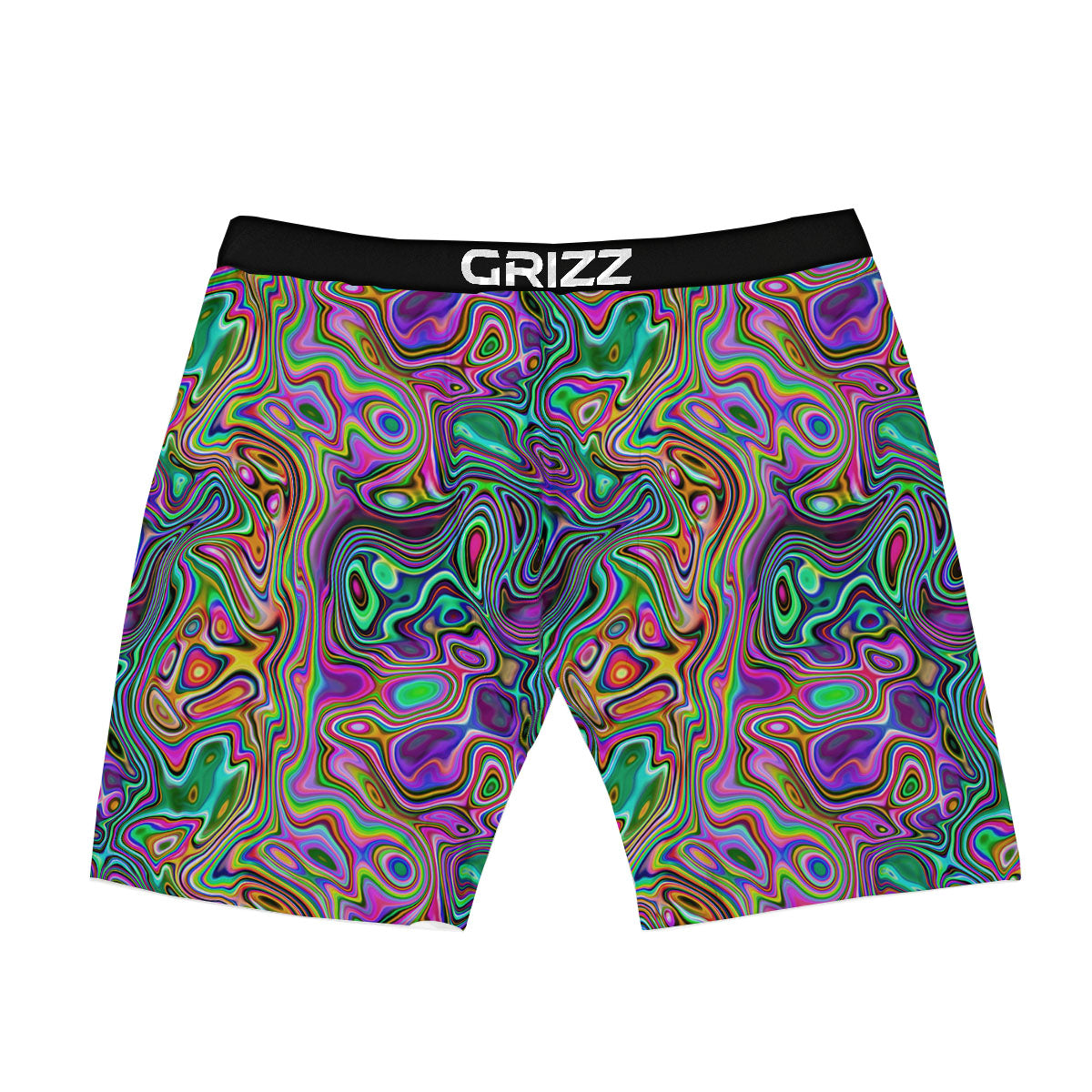 Bubble Psychedelic Print Pattern Boxer Briefs-grizzshop