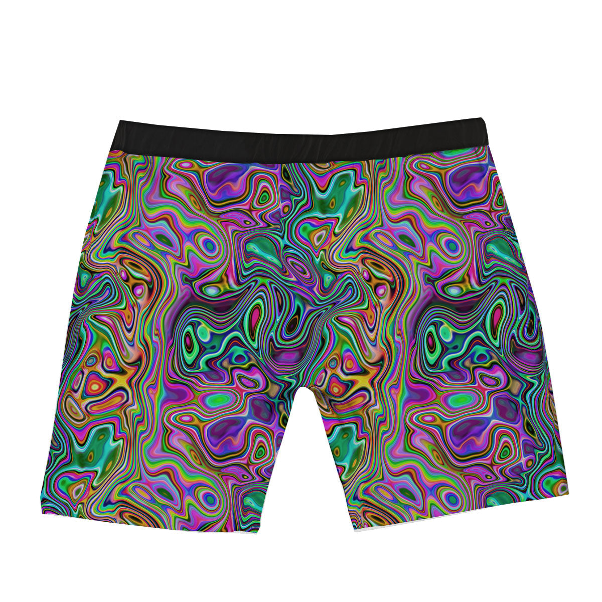 Bubble Psychedelic Print Pattern Boxer Briefs-grizzshop