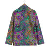 Bubble Psychedelic Print Pattern Men's Blazer-grizzshop