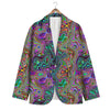 Bubble Psychedelic Print Pattern Men's Blazer-grizzshop