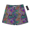 Bubble Psychedelic Print Pattern Men's Running Shorts-grizzshop