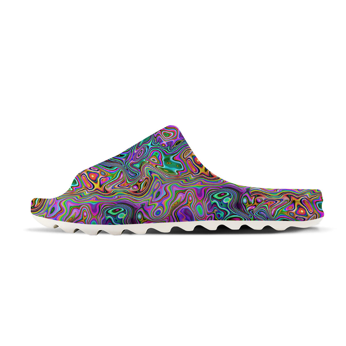 Bubble Psychedelic Print Pattern Sandals-grizzshop