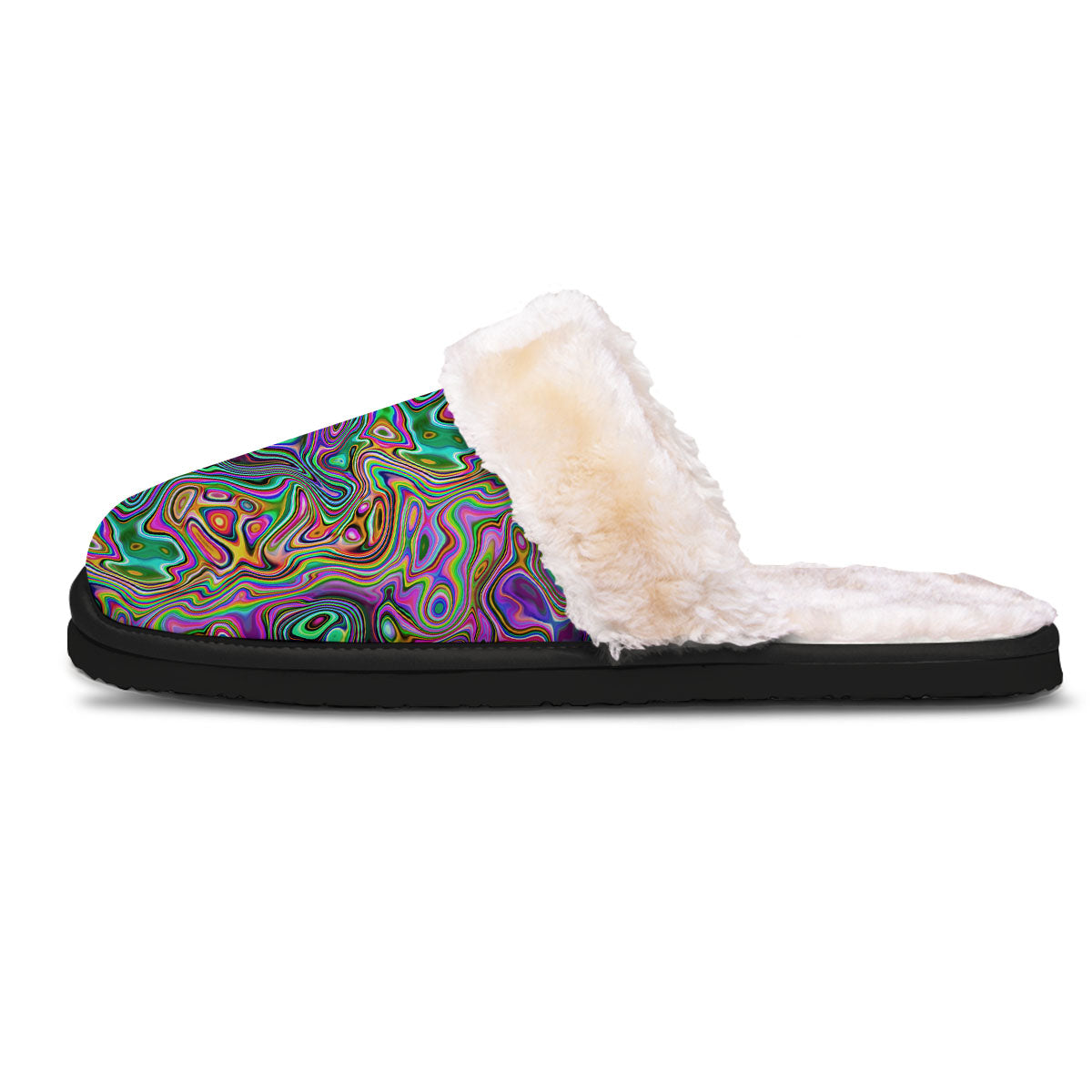 Bubble Psychedelic Print Pattern Slippers-grizzshop
