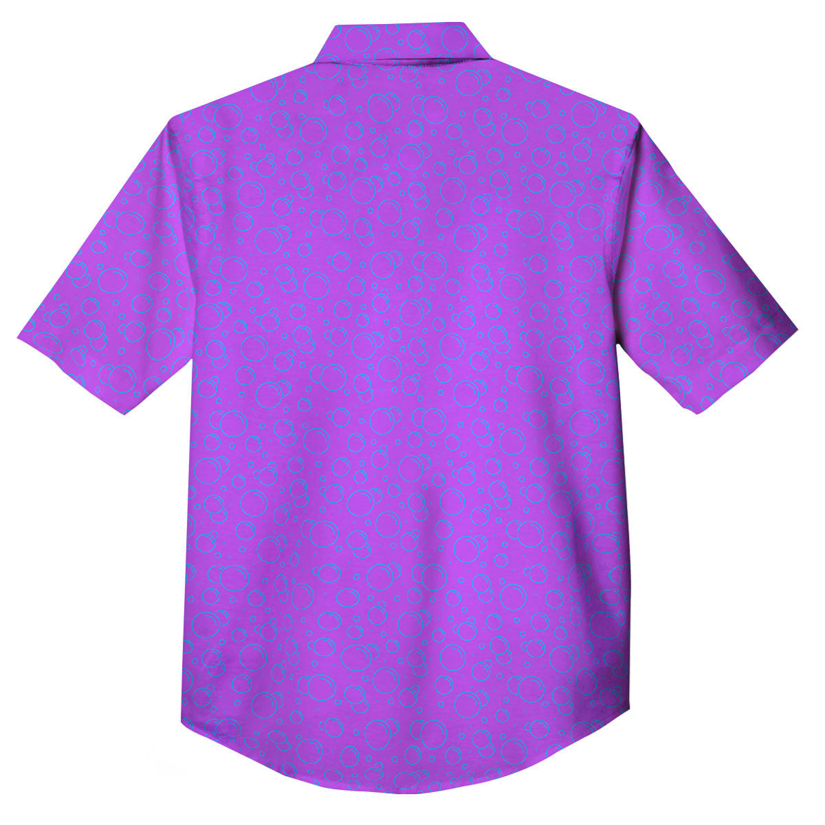 Bubble Purple Print Pattern Button Up Shirt-grizzshop