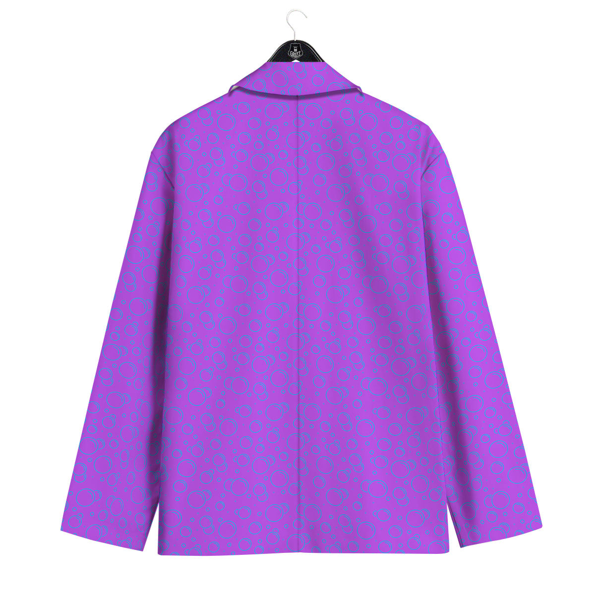 Bubble Purple Print Pattern Men's Sport Coat-grizzshop