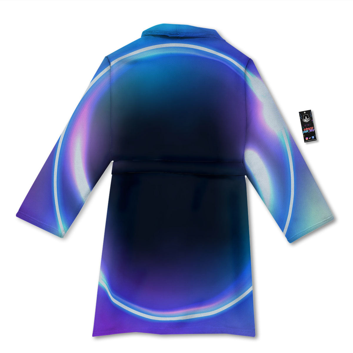 Bubble Rave Print Bathrobe-grizzshop