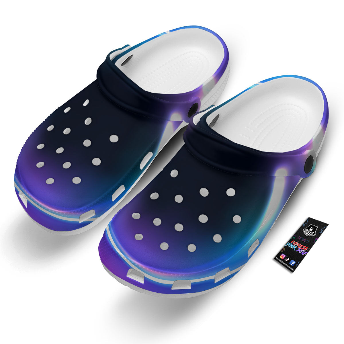 Bubble Rave Print Clog-grizzshop