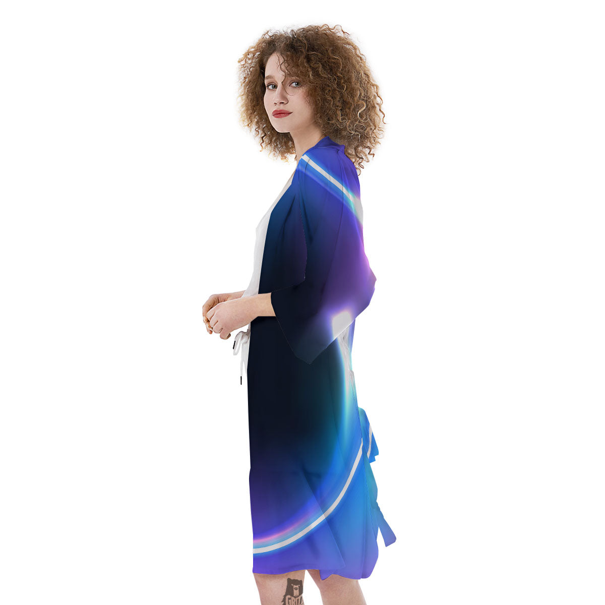 Bubble Rave Print Kimono-grizzshop