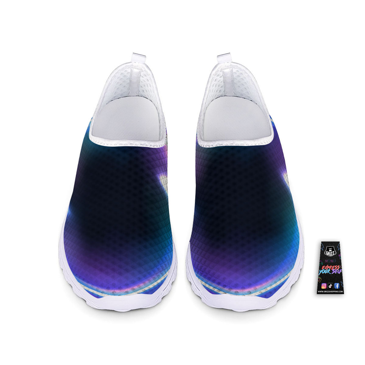 Bubble Rave Print Nurse Shoes-grizzshop