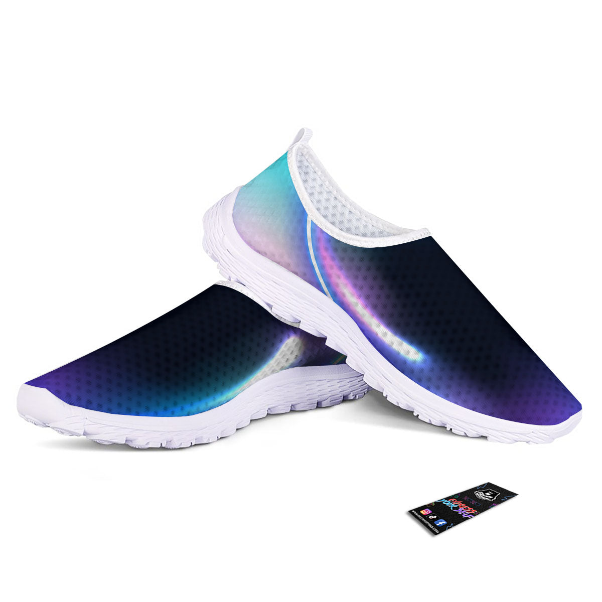 Bubble Rave Print Nurse Shoes-grizzshop