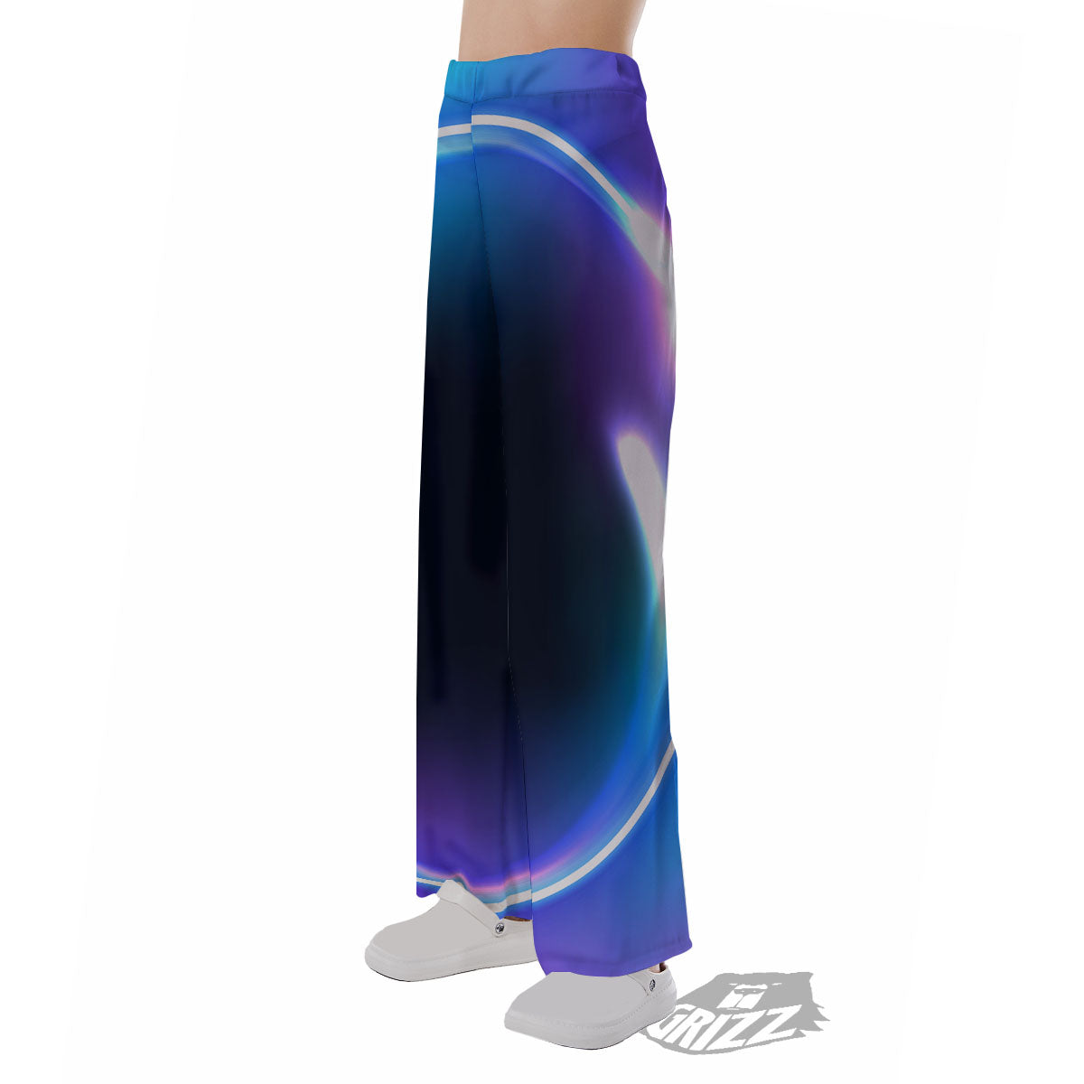 Bubble Rave Print Pajama Pants-grizzshop