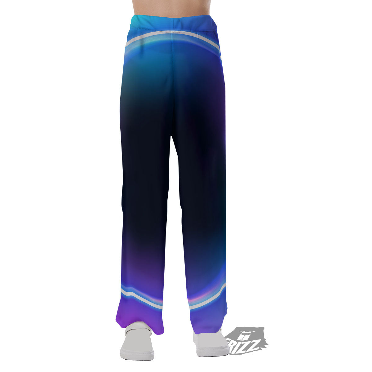 Bubble Rave Print Pajama Pants-grizzshop