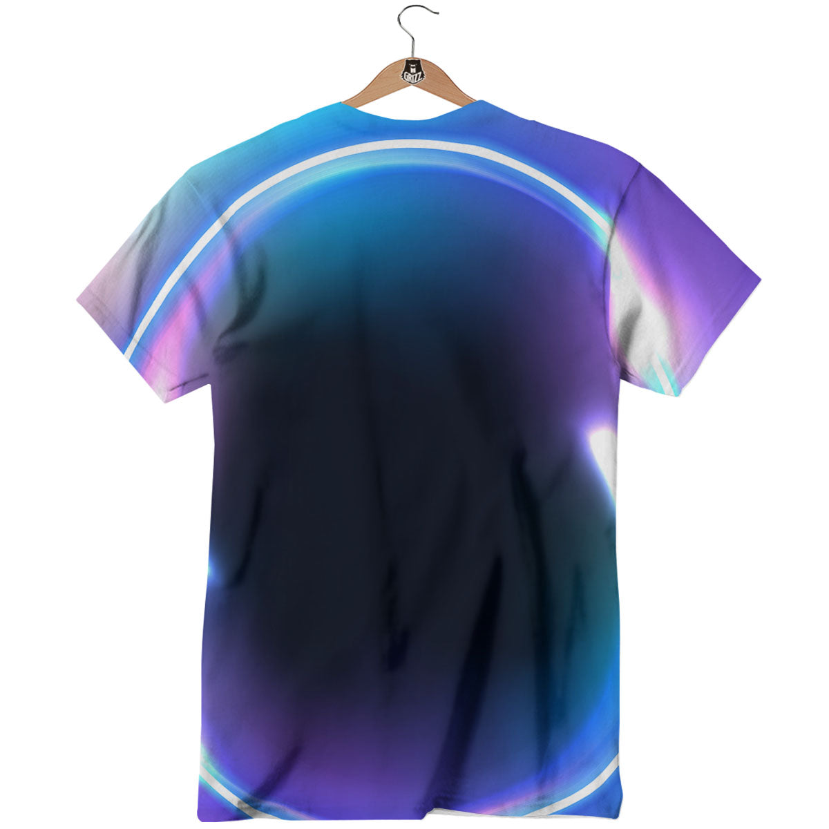 Bubble Rave Print T-Shirt-grizzshop