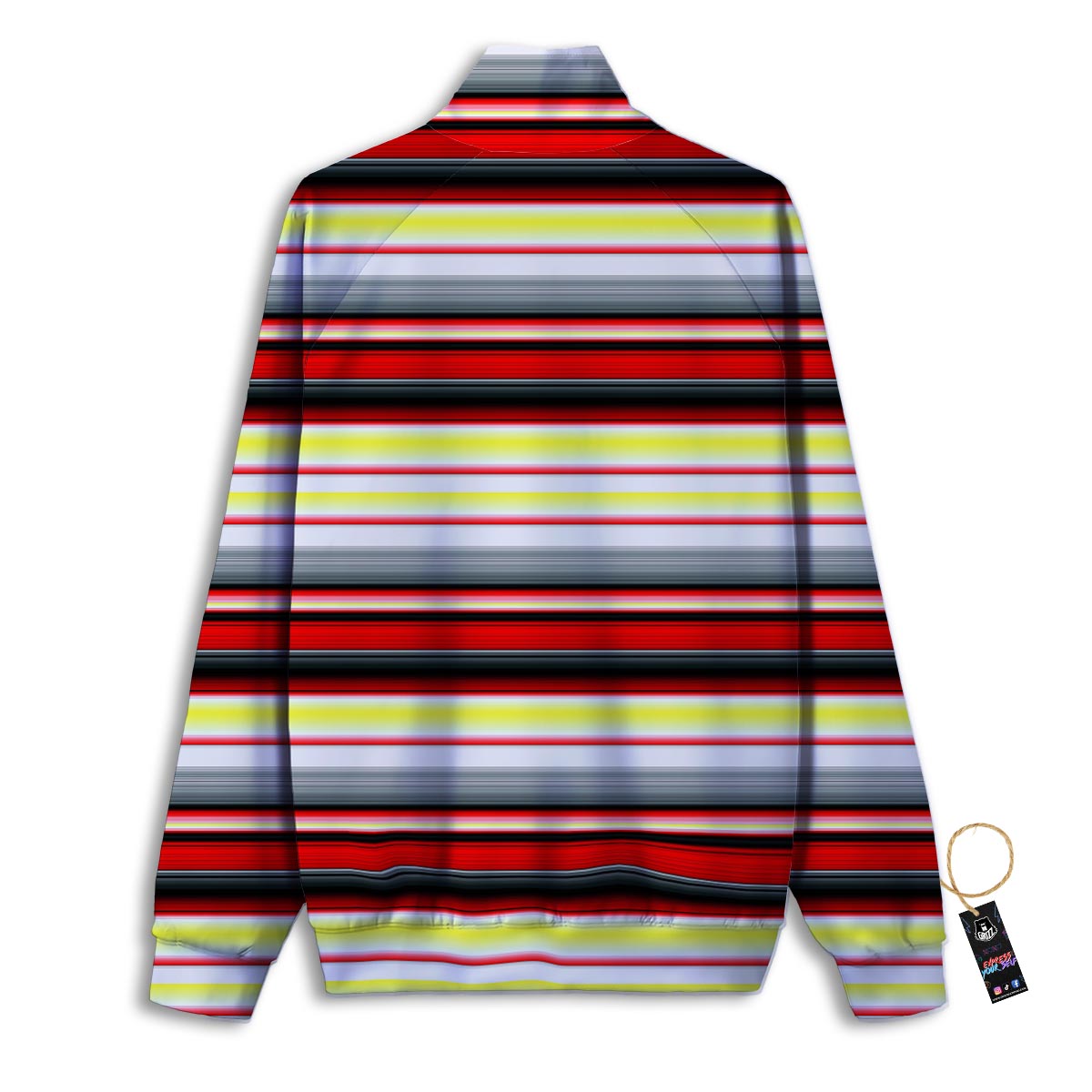 Bubble Rave Print Track Jacket-grizzshop