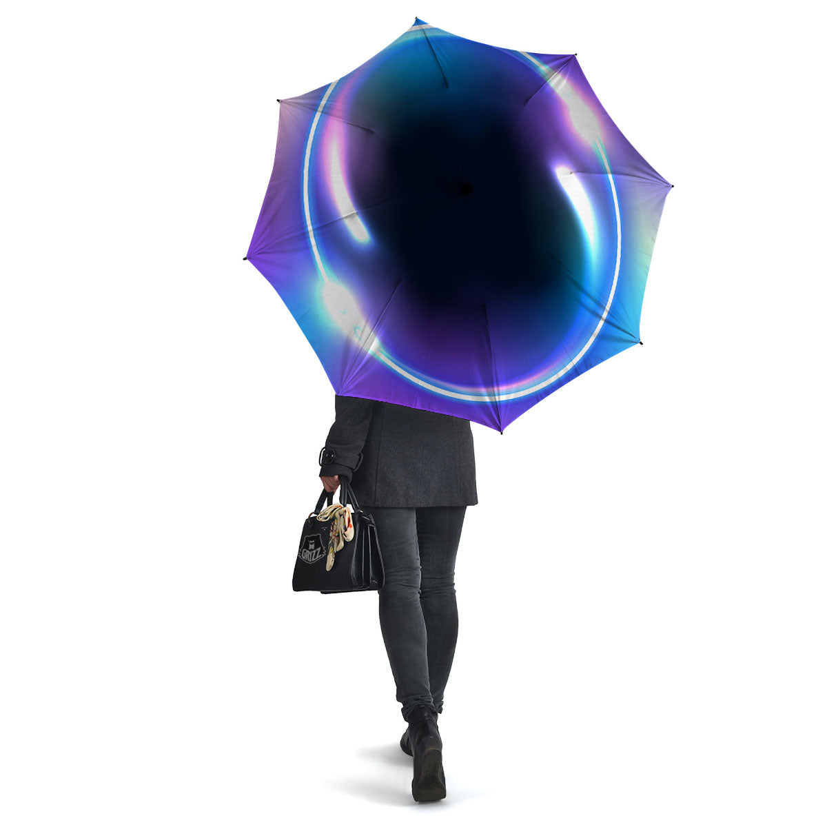 Bubble Rave Print Umbrella-grizzshop