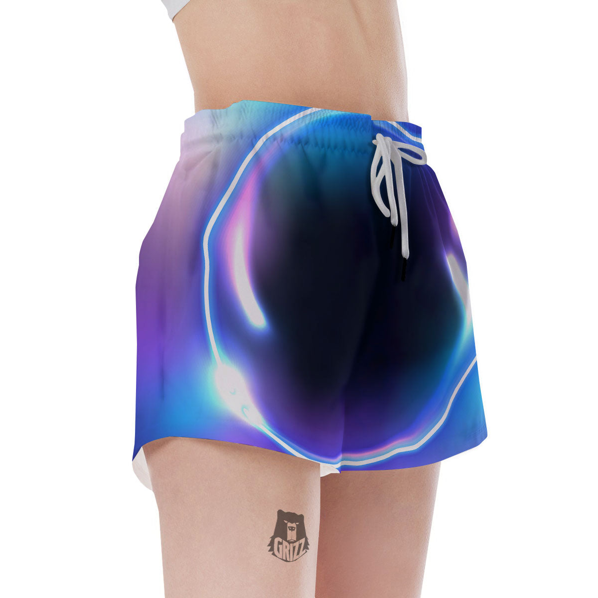 Bubble Rave Print Women's Shorts-grizzshop