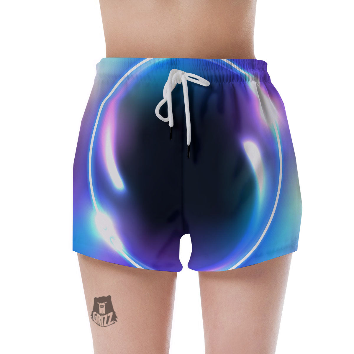 Bubble Rave Print Women's Shorts-grizzshop