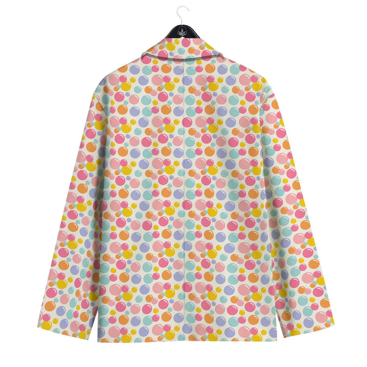 Bubble Soap Colorful Print Men's Sport Coat-grizzshop