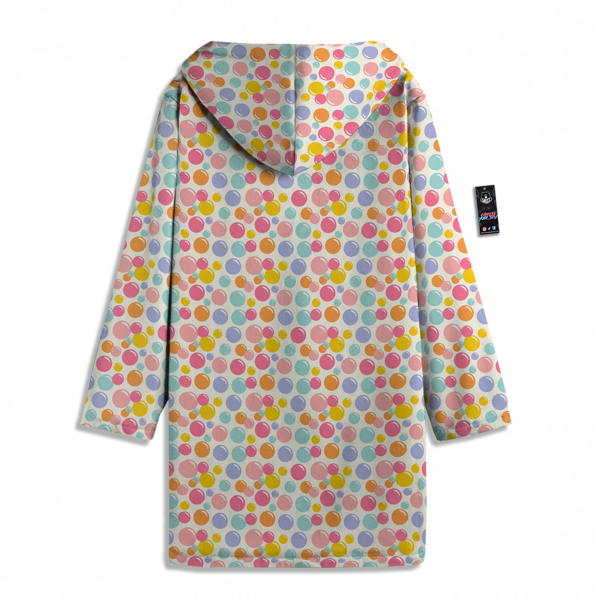 Bubble Soap Colorful Print Men's Windbreaker Jacket-grizzshop