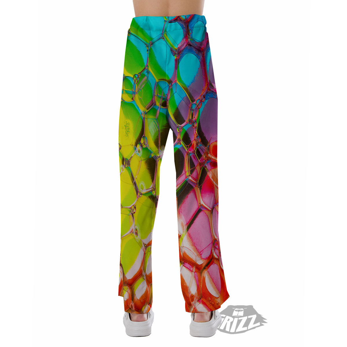 Bubble Soap Psychedelic Print Pajama Pants-grizzshop