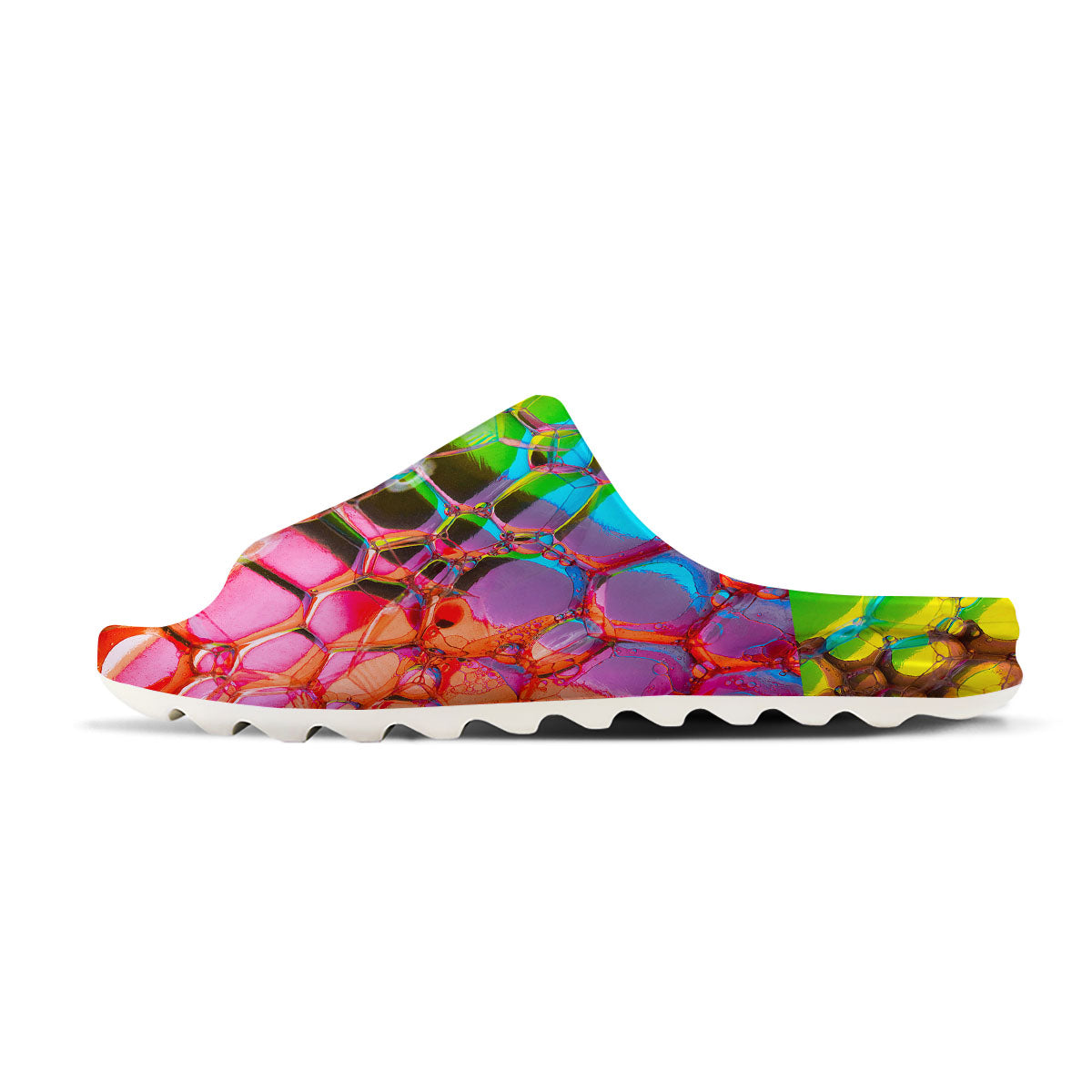 Bubble Soap Psychedelic Print Sandals-grizzshop