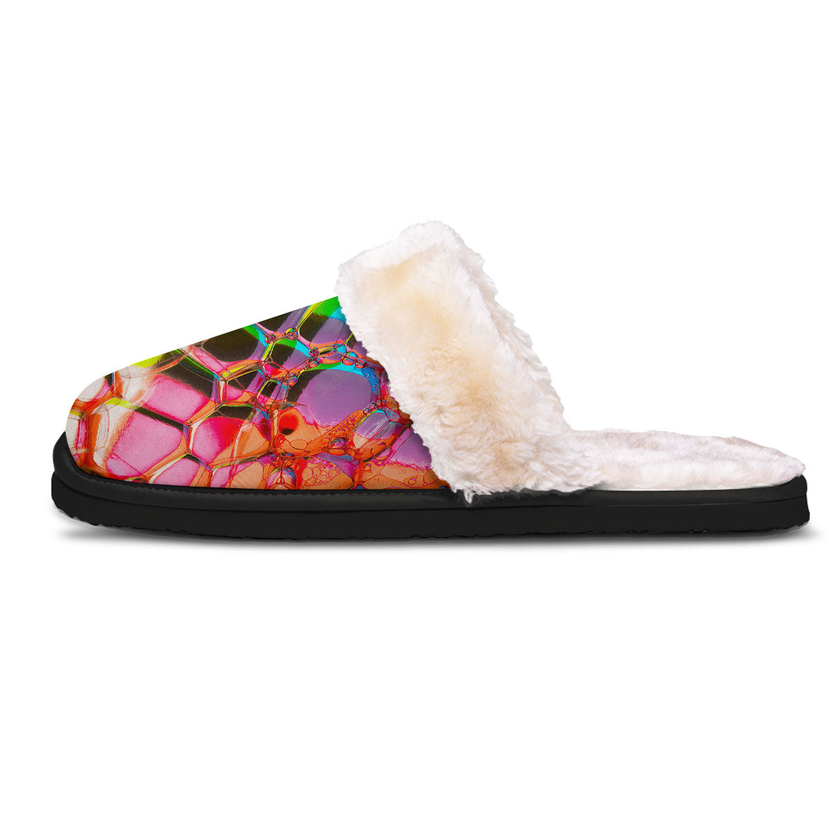 Bubble Soap Psychedelic Print Slippers-grizzshop