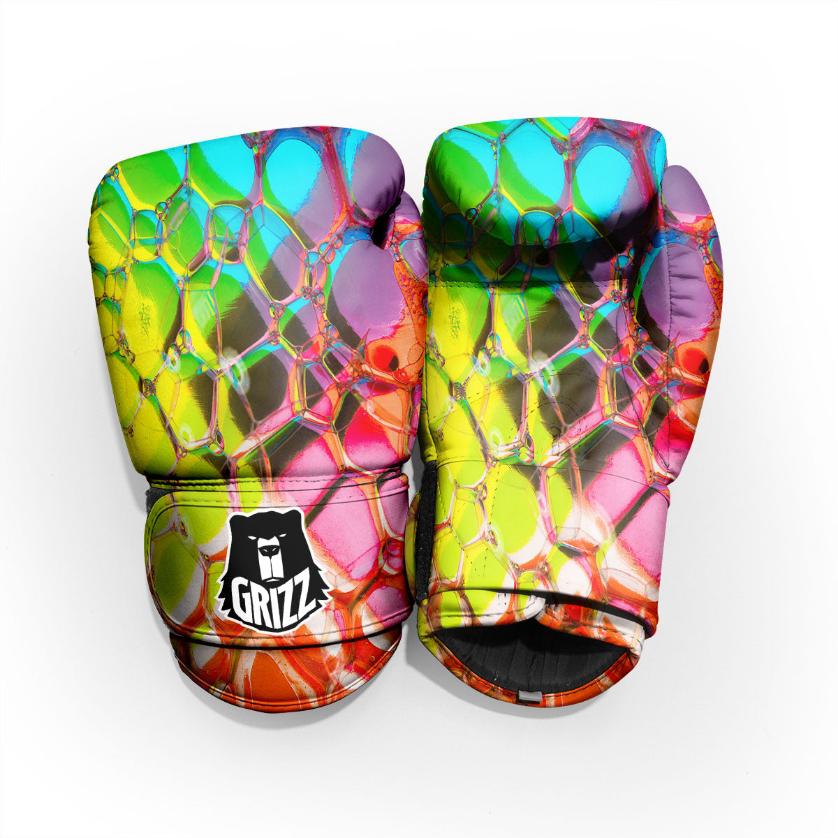 Bubble Soap Psychedelic Print Pro Boxing Glove