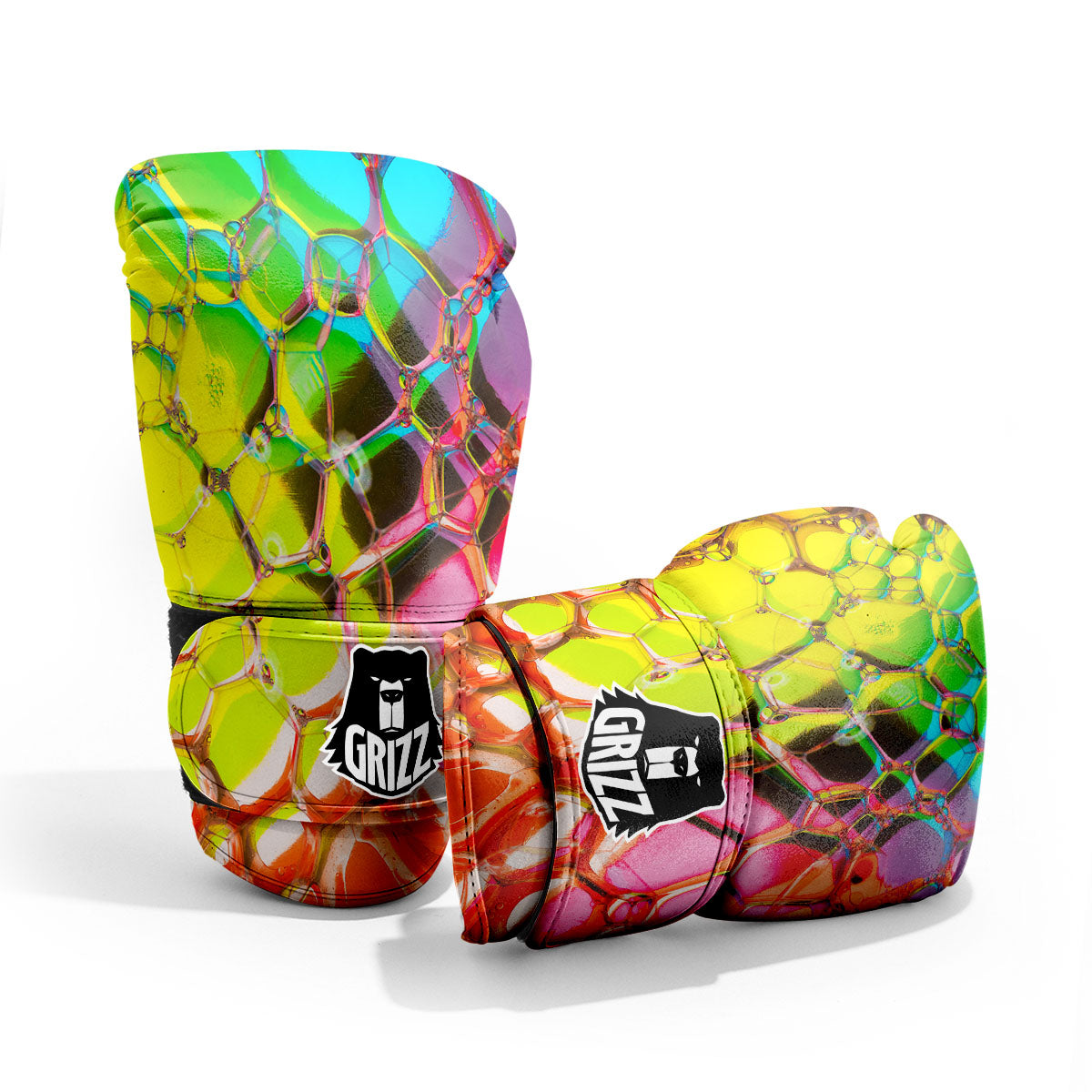 Bubble Soap Psychedelic Print Pro Boxing Glove