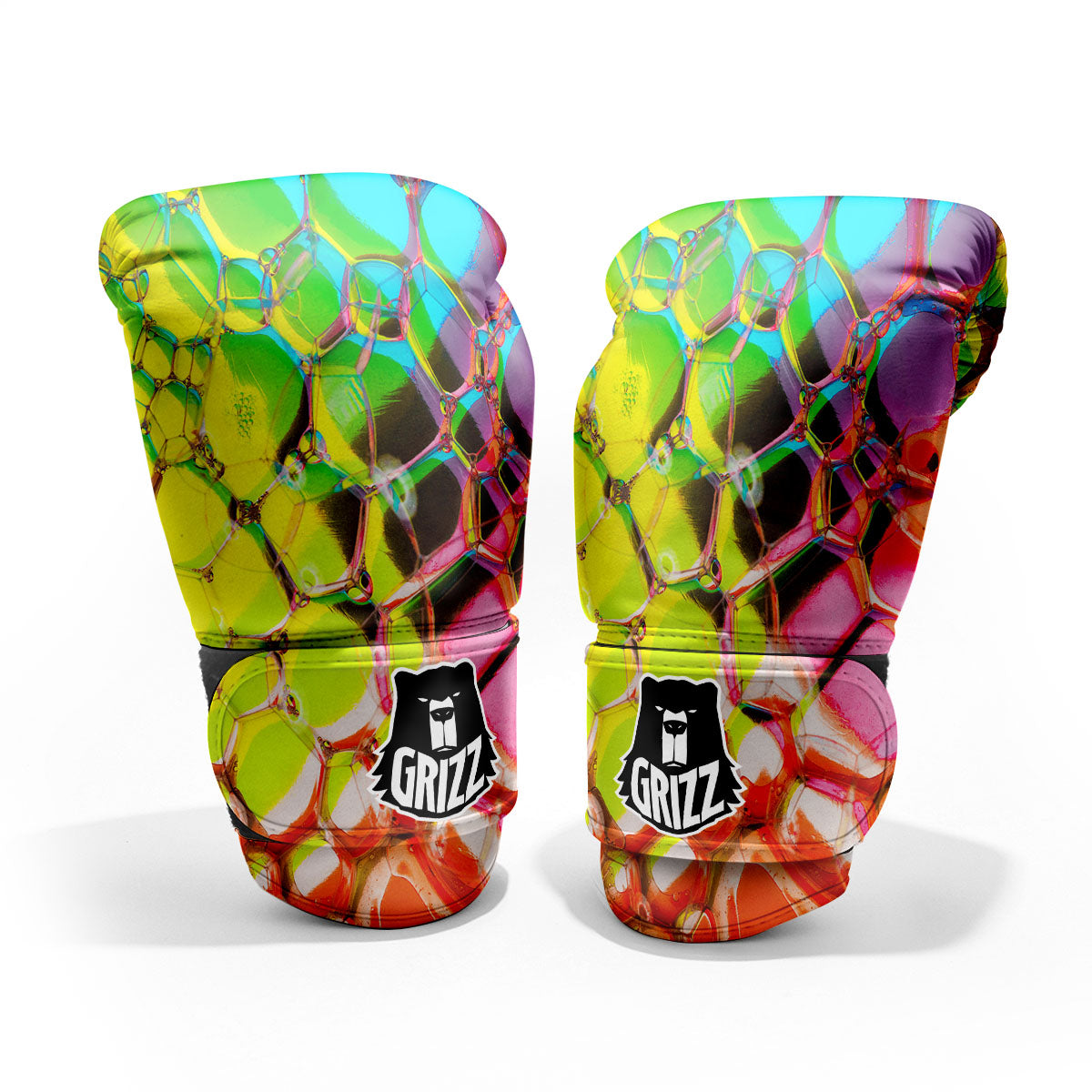 Bubble Soap Psychedelic Print Pro Boxing Glove