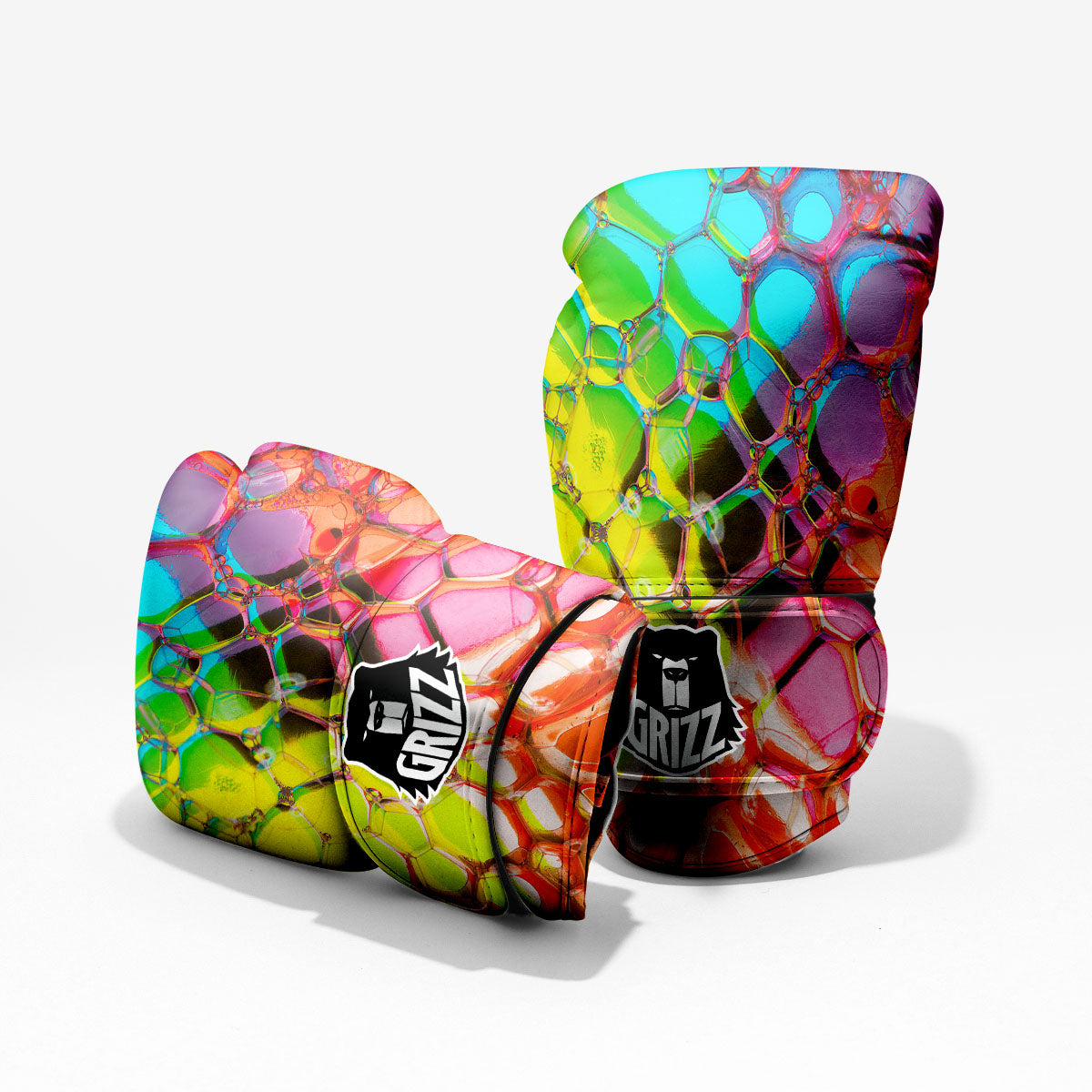 Bubble Soap Psychedelic Print Pro Boxing Glove