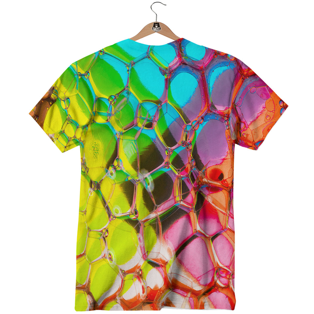 Bubble Soap Psychedelic Print T-Shirt-grizzshop