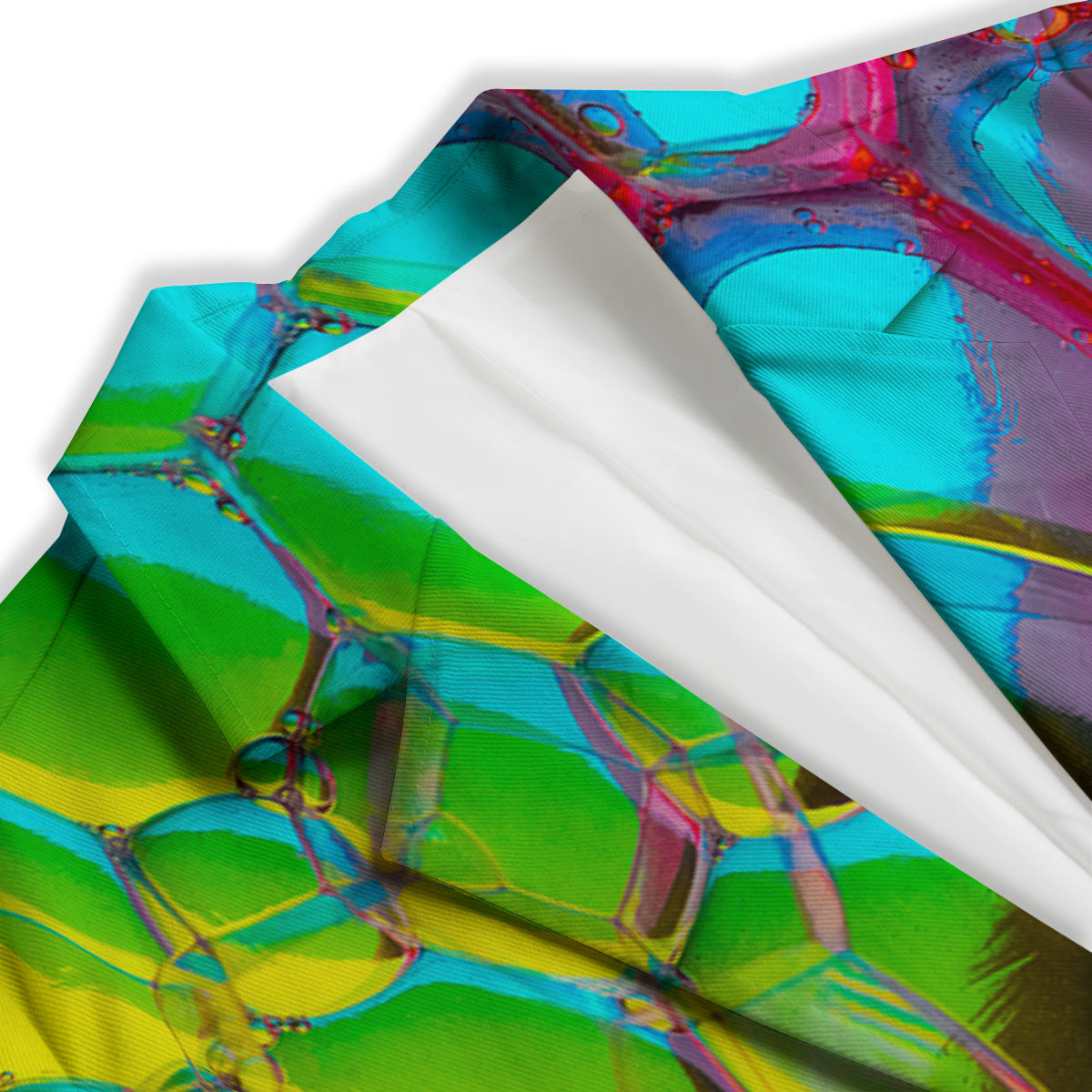 Bubble Soap Psychedelic Print Women's Blazer-grizzshop