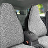 Bubble White And Black Print Pattern Car Seat Covers-grizzshop