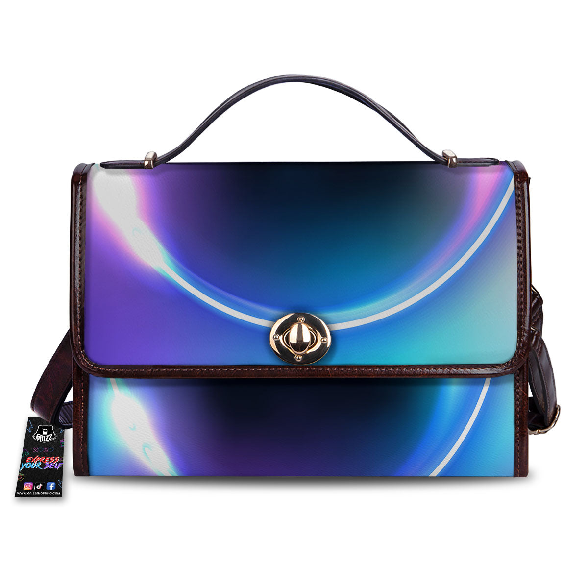 Bubble Rave Print Women's Satchel Bag