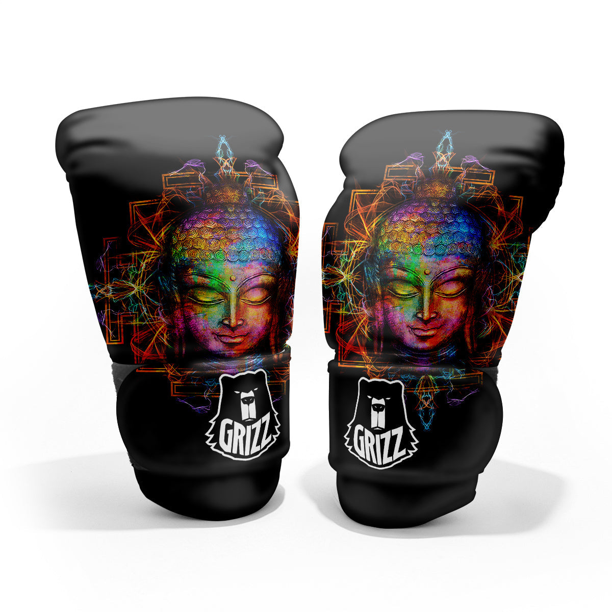Buddha Colorful Print Pro Boxing Glove