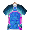 Buddha Psychedelic Print T-Shirt-grizzshop